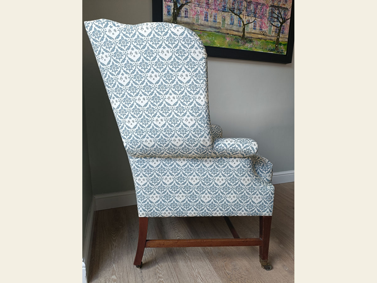 Howard & Sons Wing chair for sale