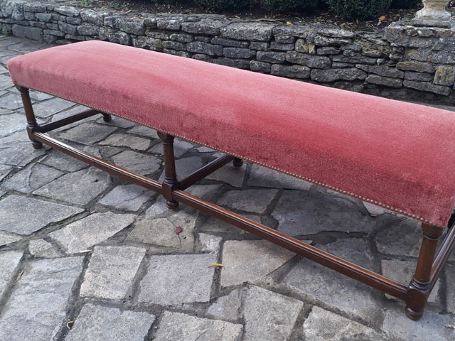 Footstool re-upholstering